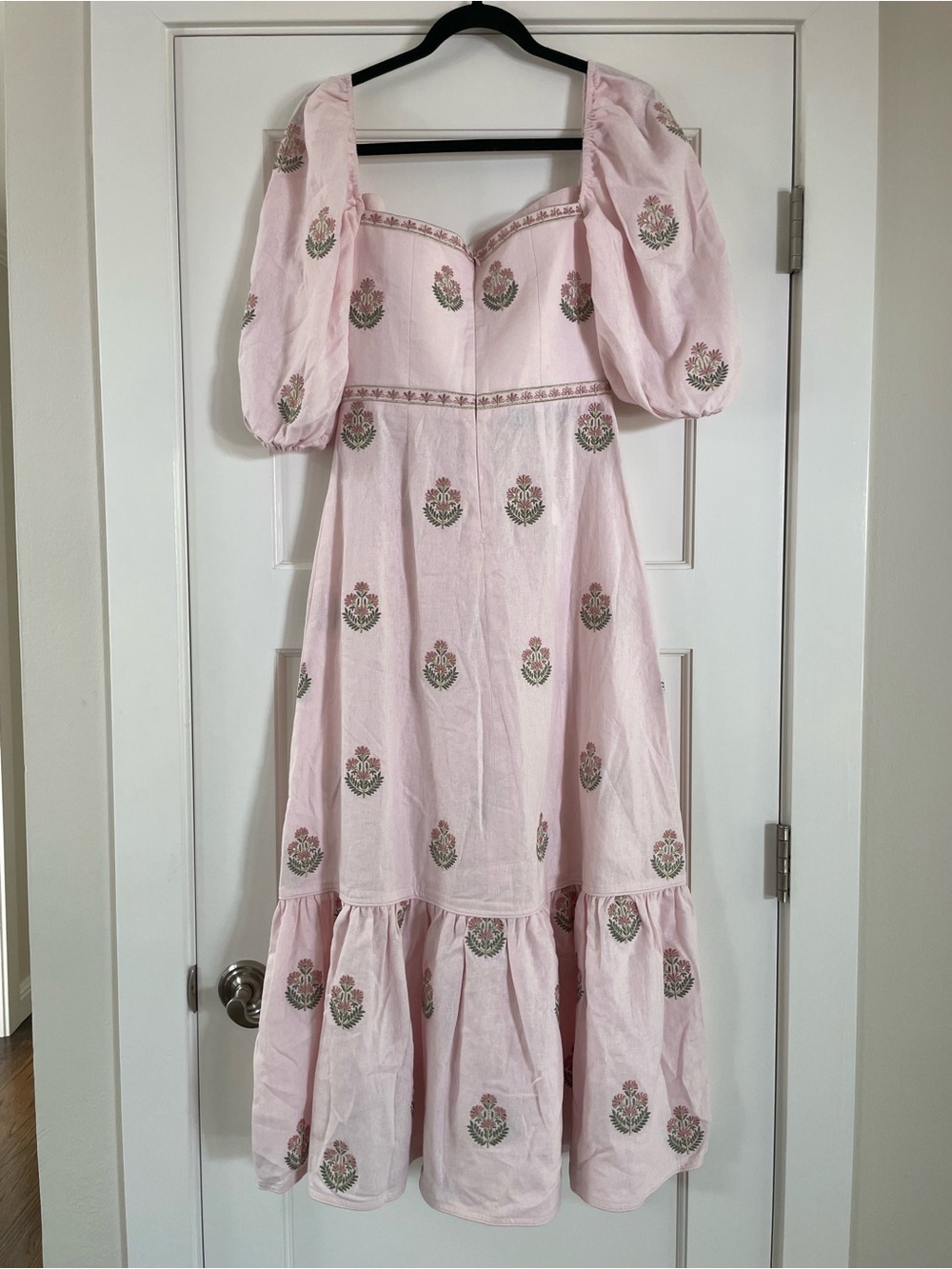 ROSEWATER HOUSE MITRA MAXI DRESS in PINK & PINK - Picture 10 of 12